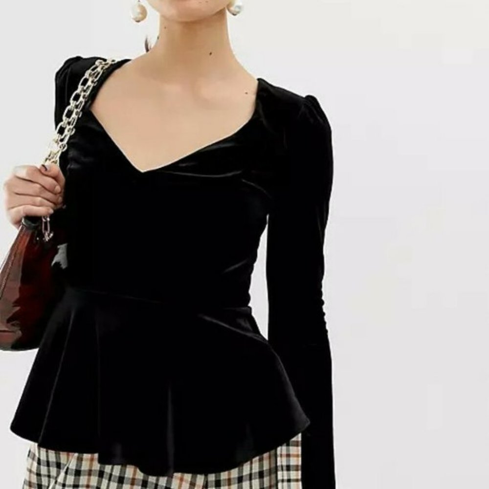 REVIEW Athina Royce White Black Pink Floral Bow Sleeveless Office